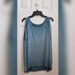 American Eagle Soft and Sexy Teal Blue Long sleeve